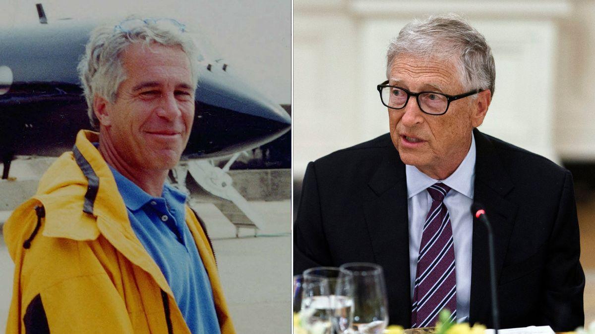 Photo of Bill Gates and Jeffrey Epstein