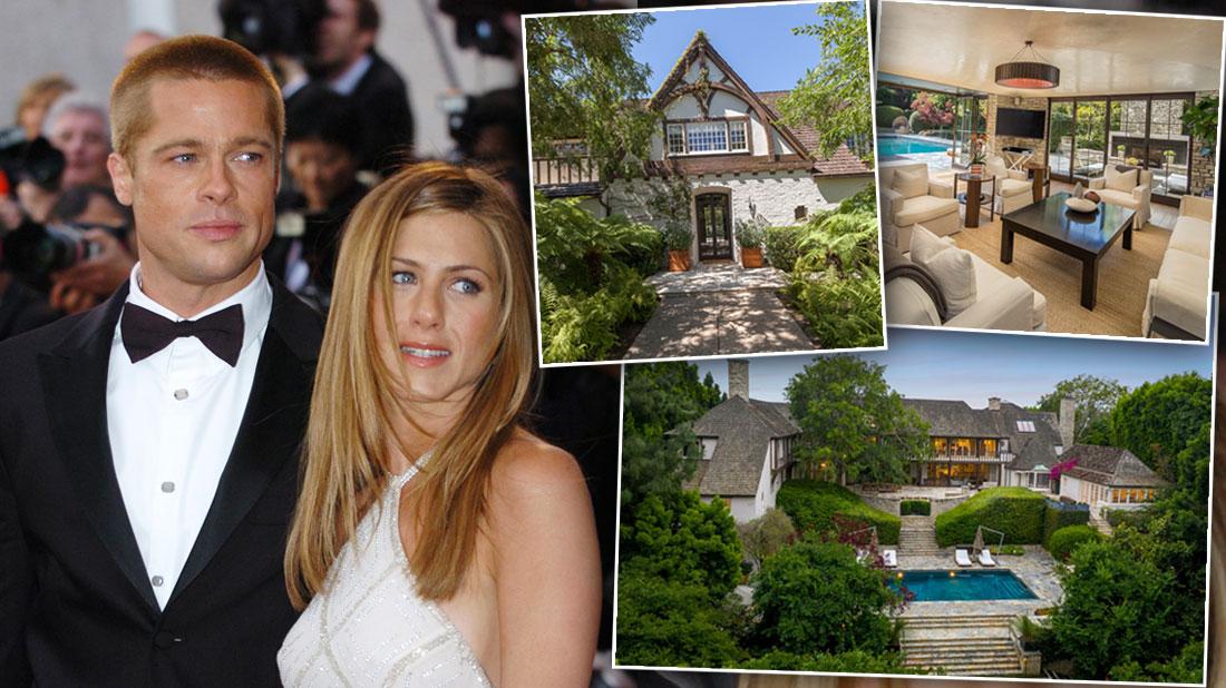 Brad Pitt & Jennifer Aniston’s Ex Beverly Hills Mansion For Sale