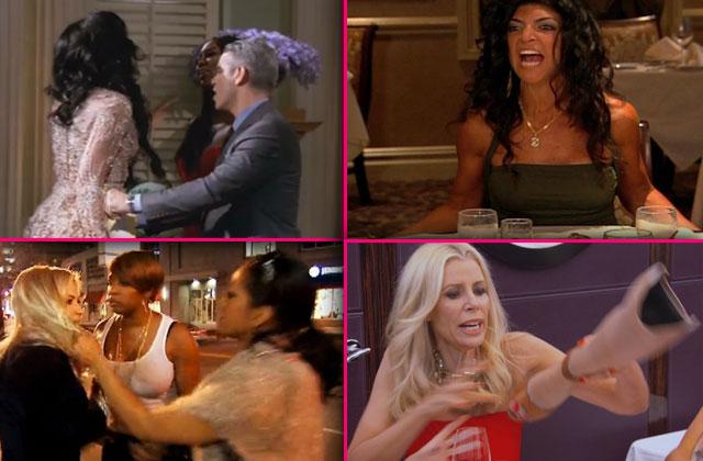 real housewives feuds fights rhony rhoc rhoa rhobh bethenny frnakel vicki gunvalson