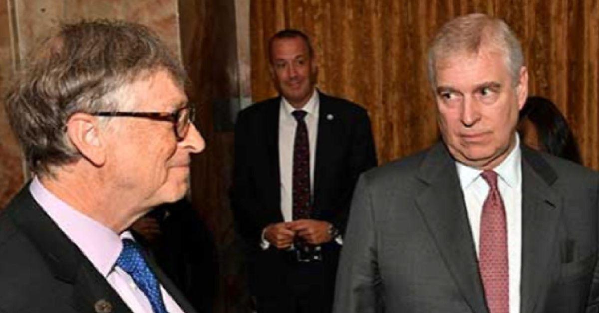 Photo of Bill Gates and Prince Andrew