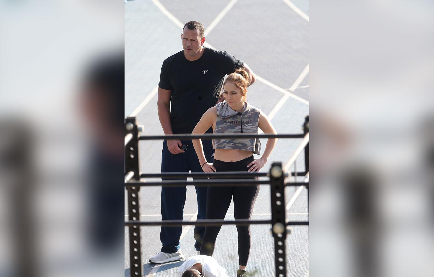 Jennifer Lopez And Alex Rodriguez Keep Fit Together