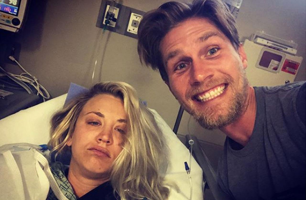 Kaley Cuoco Shoulder Surgery Honeymoon