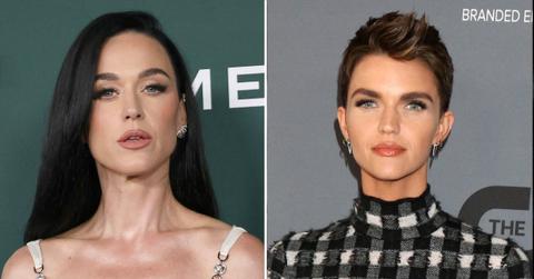 Split photo of Katy Perry and Ruby Rose