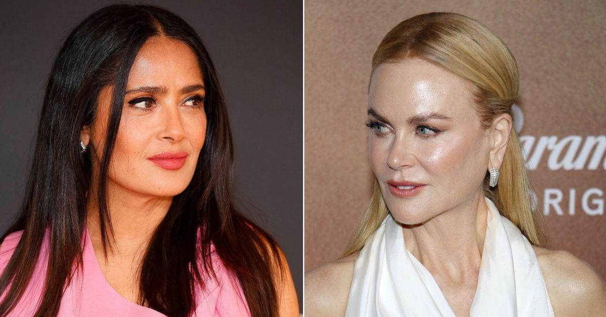 inside nicole kidman and salma hayek bust up