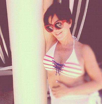 //kris jenner twitter bikini