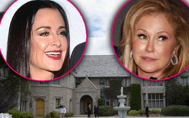 Kyle Richards Kathy Hilton Feud Playboy Mansion