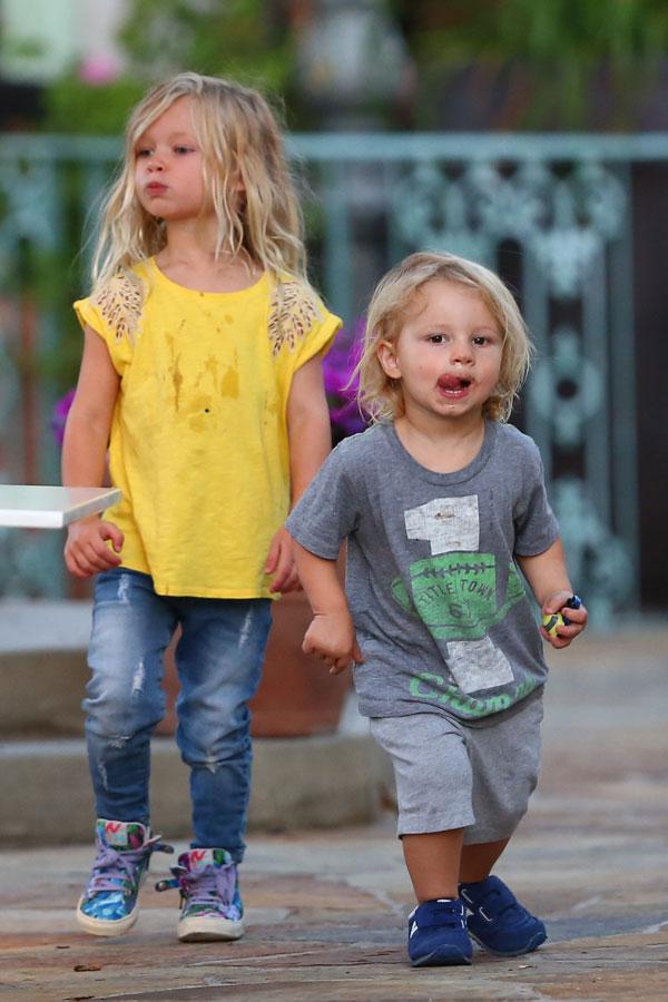 Jessica Simpsons Children Maxwell Johnson Ace Johnson Dinner