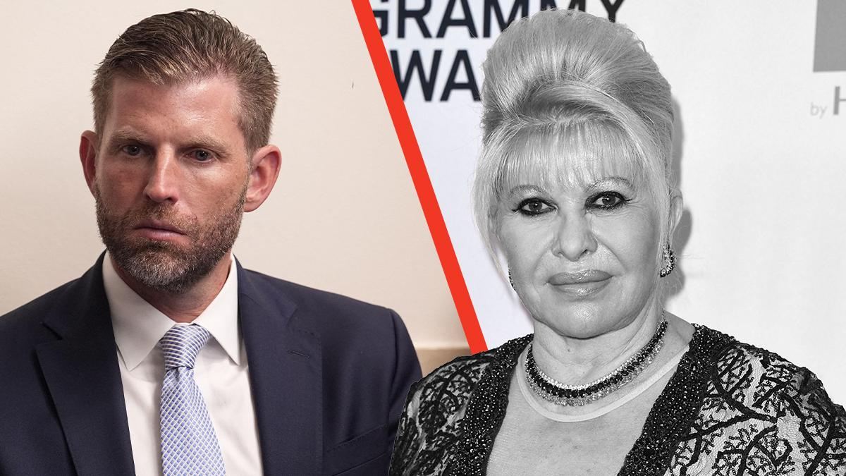 Eric Trump shared the special message mother Ivana told him just before her death.