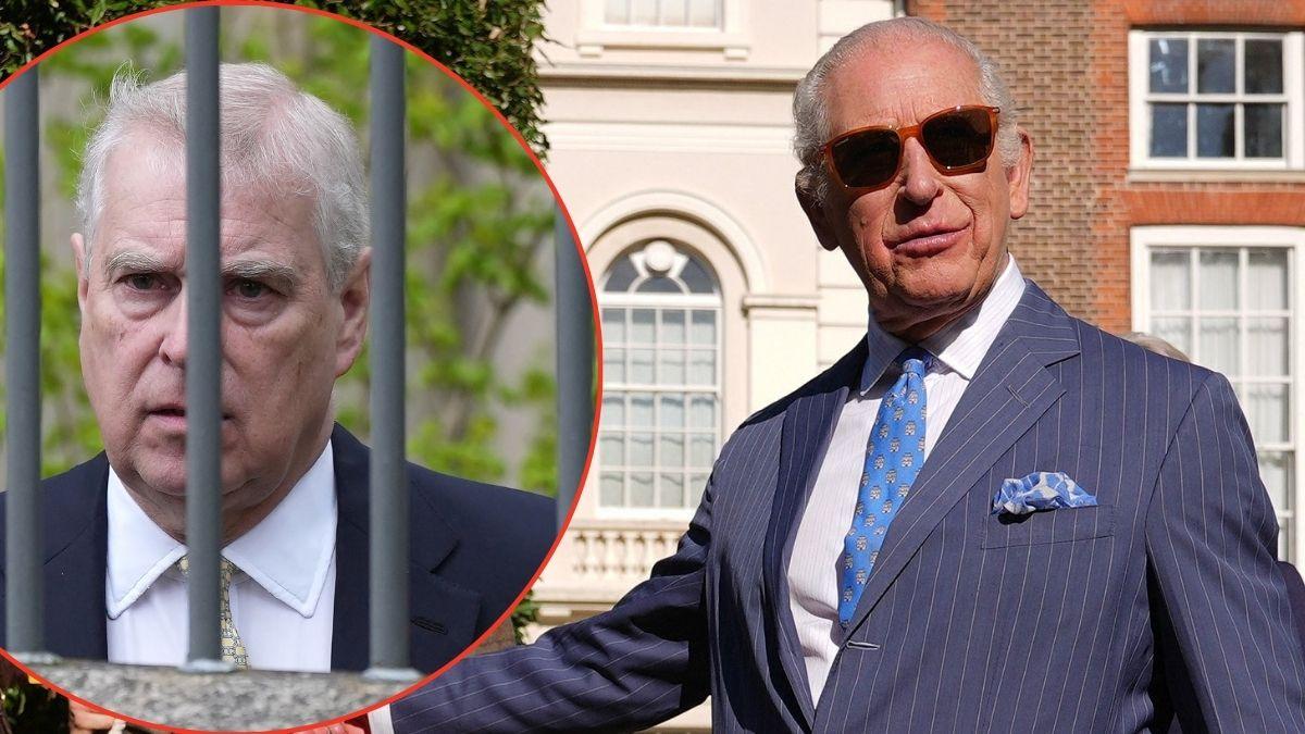 Photo of King Charles and Andrew Windsor