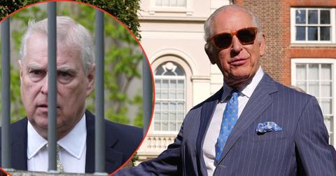 Photo of King Charles and Andrew Windsor