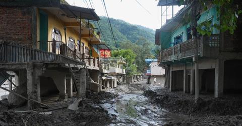 A Nostradamus prediction is allegedly linked to the devastating Nepal floods after widespread destruction.