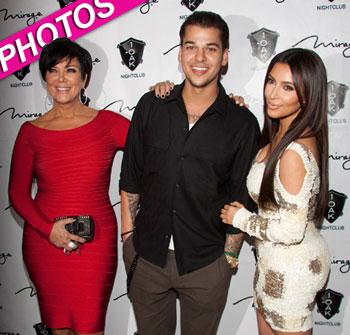 Kim Kardashian Steals The Show At Brother Rob&rsquo;s 25th Birthday Party