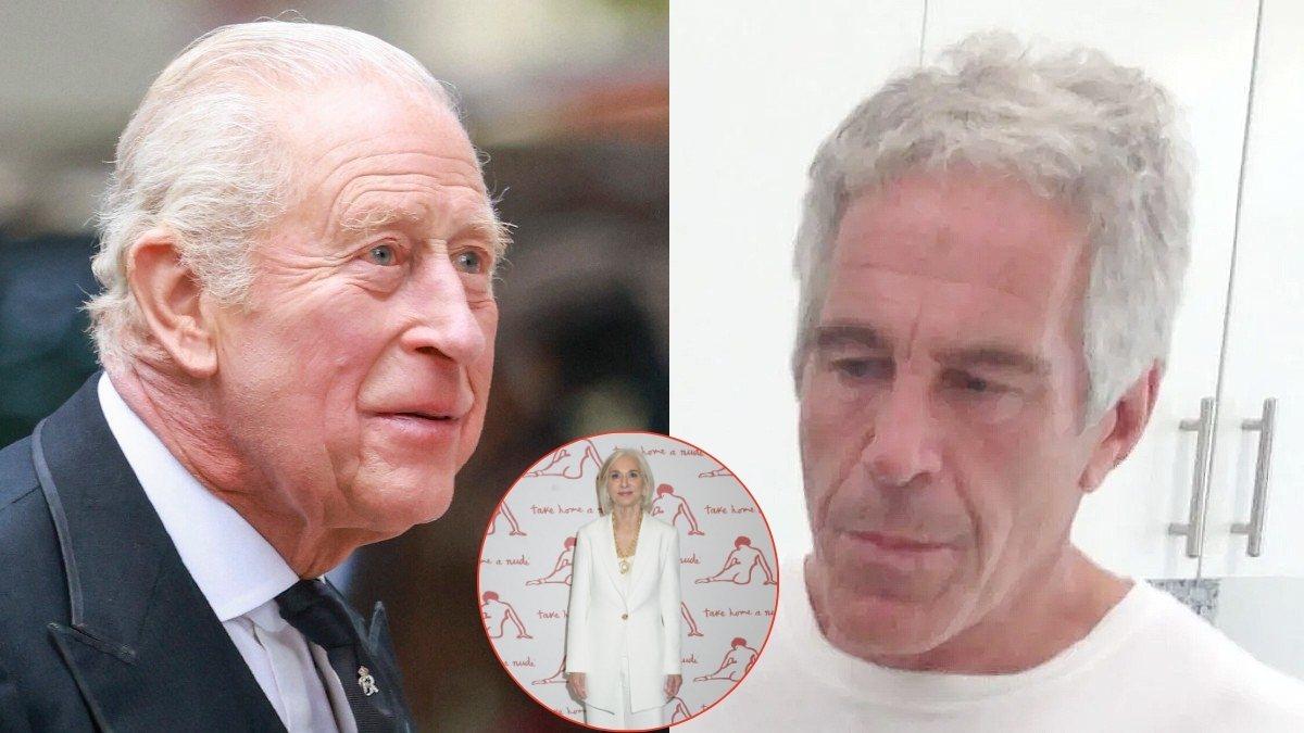 Photo of King Charles, Jeffrey Epstein, Eileen Guggenheim