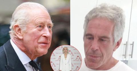 Photo of King Charles, Jeffrey Epstein, Eileen Guggenheim
