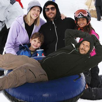 //kevin federline family lake tahoe snow