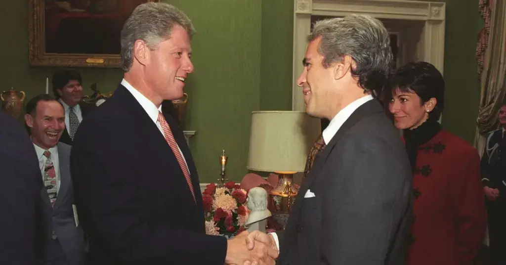 donald trump jeffrey epstein bill clinton warm letter th birthday