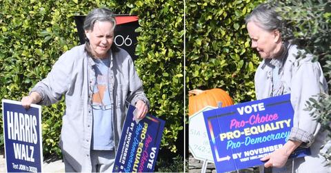 Split photos of Sally Field.