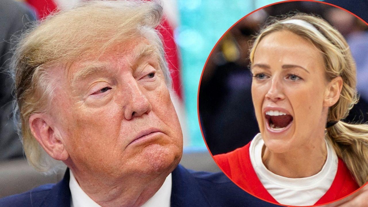 picture of Donald Trump and Sophie Cunningham