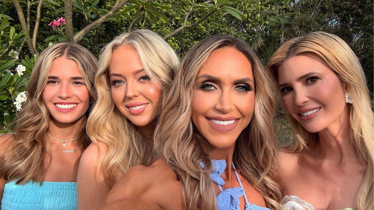 Photo of Kai, Tiffany, Lara and Ivanka Trump