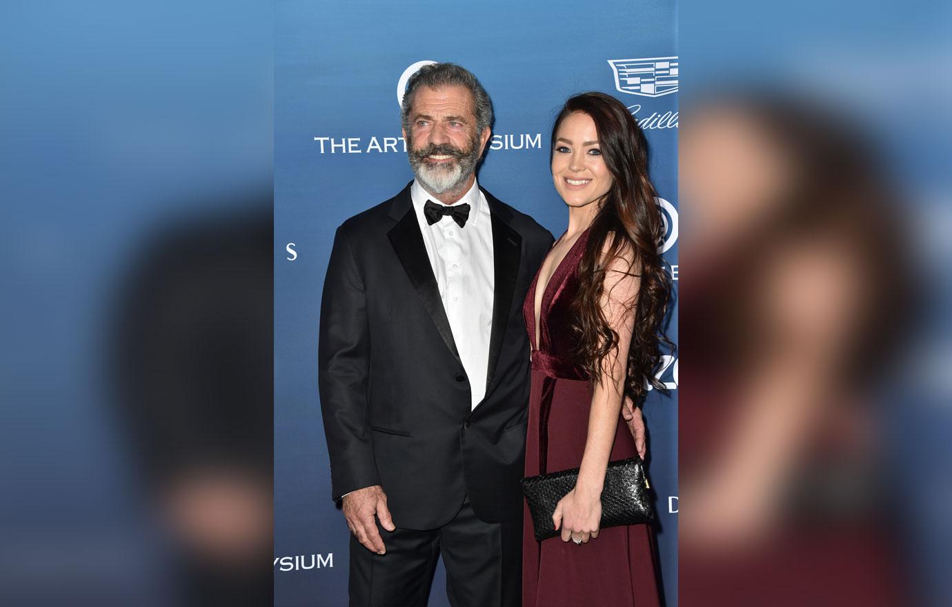 Mel Gibson And Young Baby Mama Rosalind Ross Attend Charity Gala