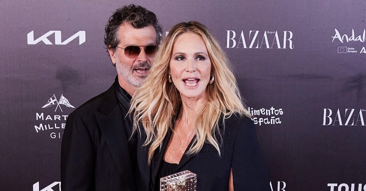  ELLE MACPHERSON and partner DOYLE BRAMHALL II attends Harper's Bazaar ''Women Of The Year'' Awards at the Callao cinema 2023