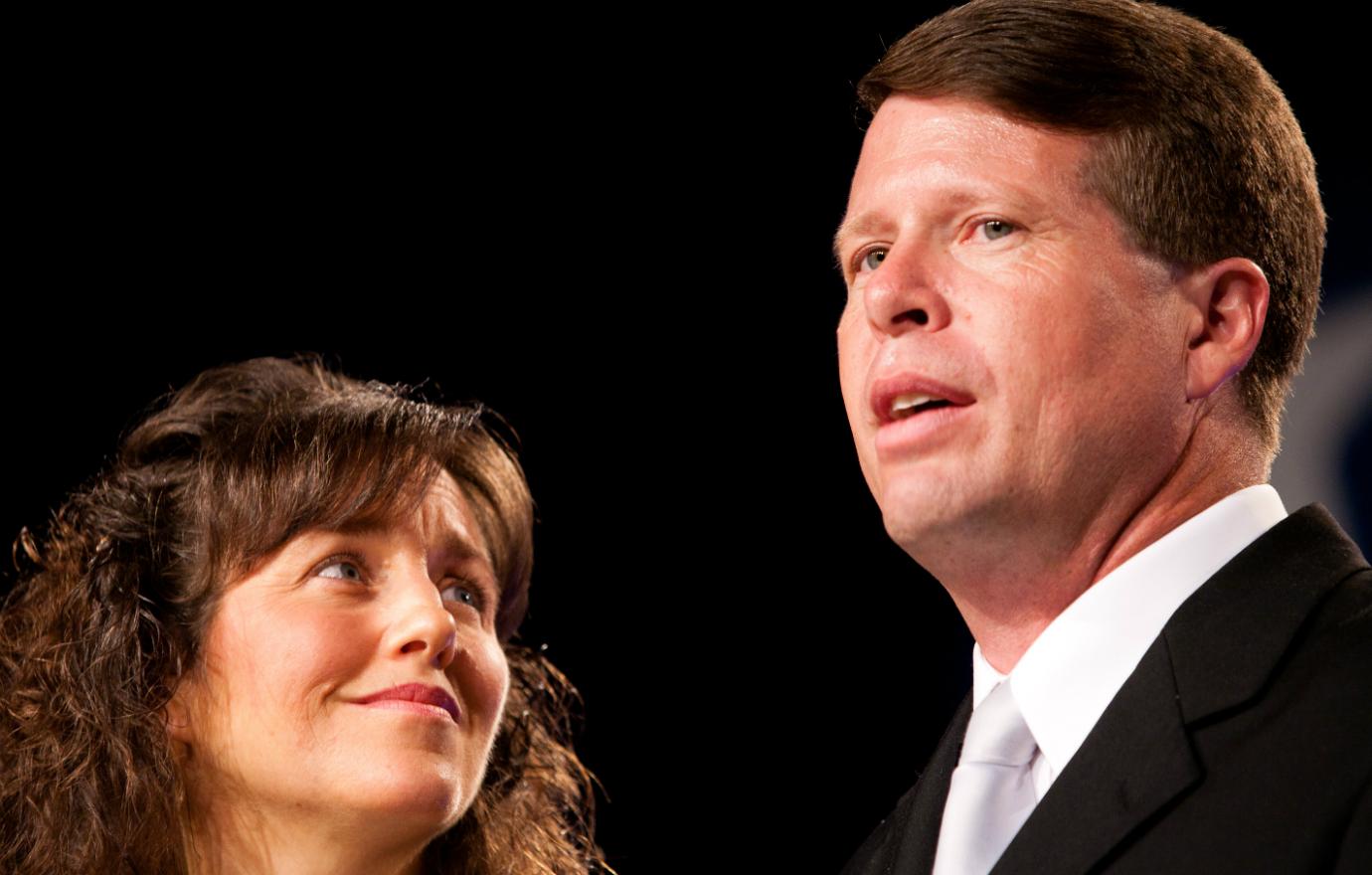 Michelle (L) and Jim Bob Duggar of The Learning Channel TV show "19 Kids and Counting" spoke at the Values Voter Summit on September 17, 2010 in Washington, DC.