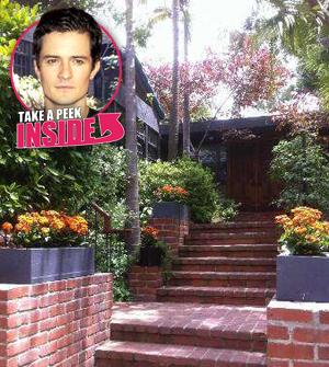 //orlando bloom hollywood hills home  tall