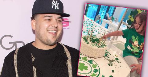 Rob Kardashian St Patricks Day Birthday With Dream