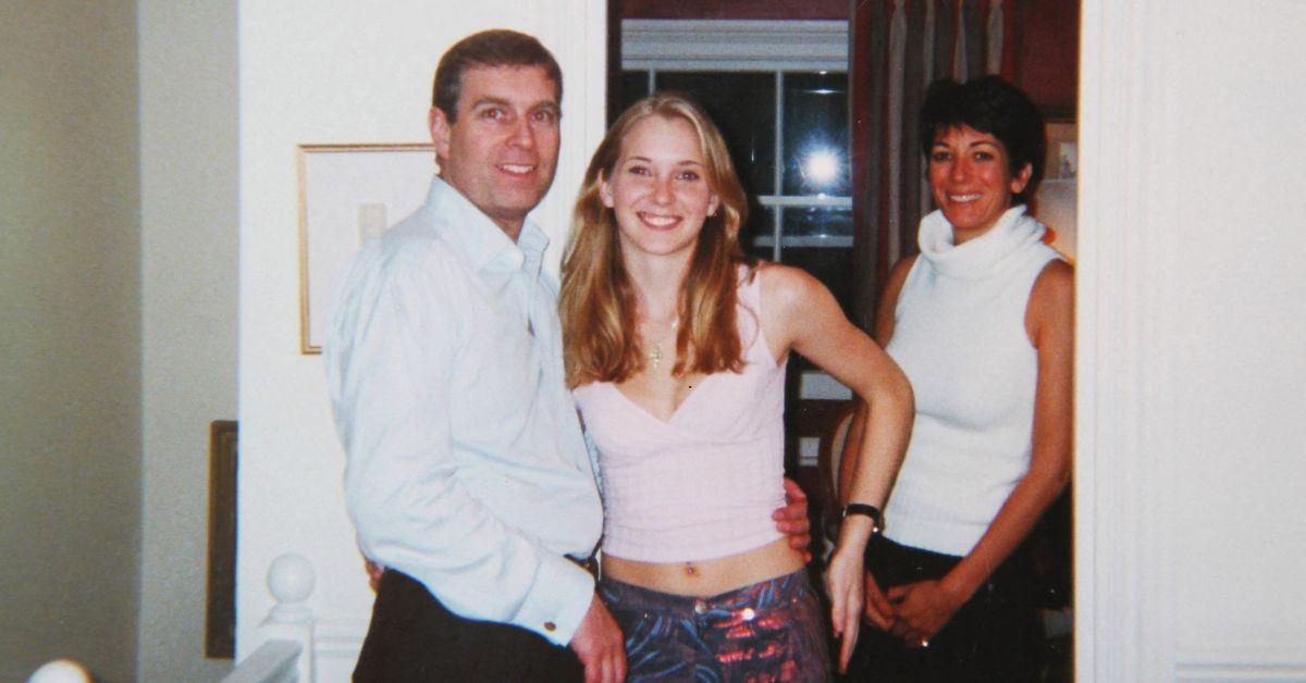 Prince Andrew, Virginia Giuffre and Ghislaine  Maxwell
