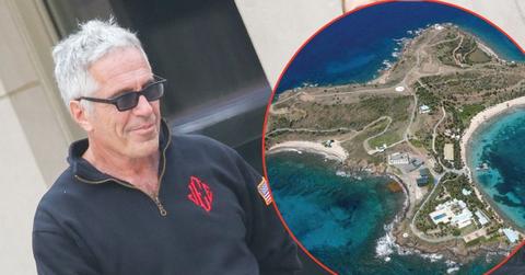 photo of Jeffrey Epstein and Little Saint James Island