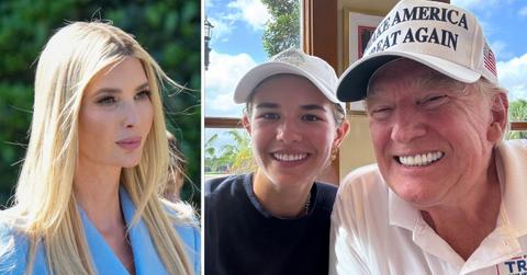 Photo of Ivanka, Kai and Donald Trump