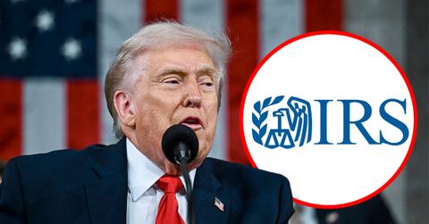 President Donald Trump and Internal Revenue Services