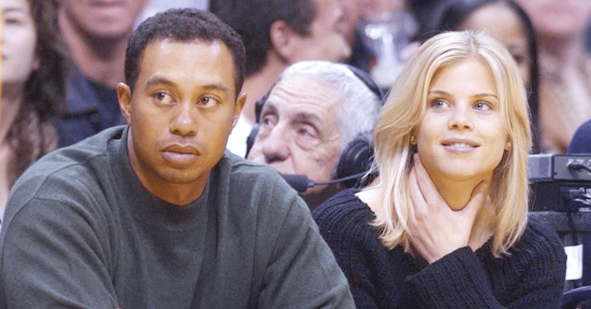 tiger woods elin nordegren reunite at pnc championship