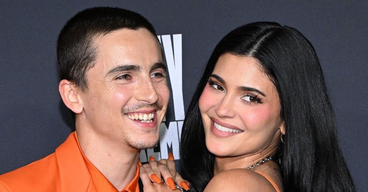 picture of Kylie Jenner and Timothée Chalamet