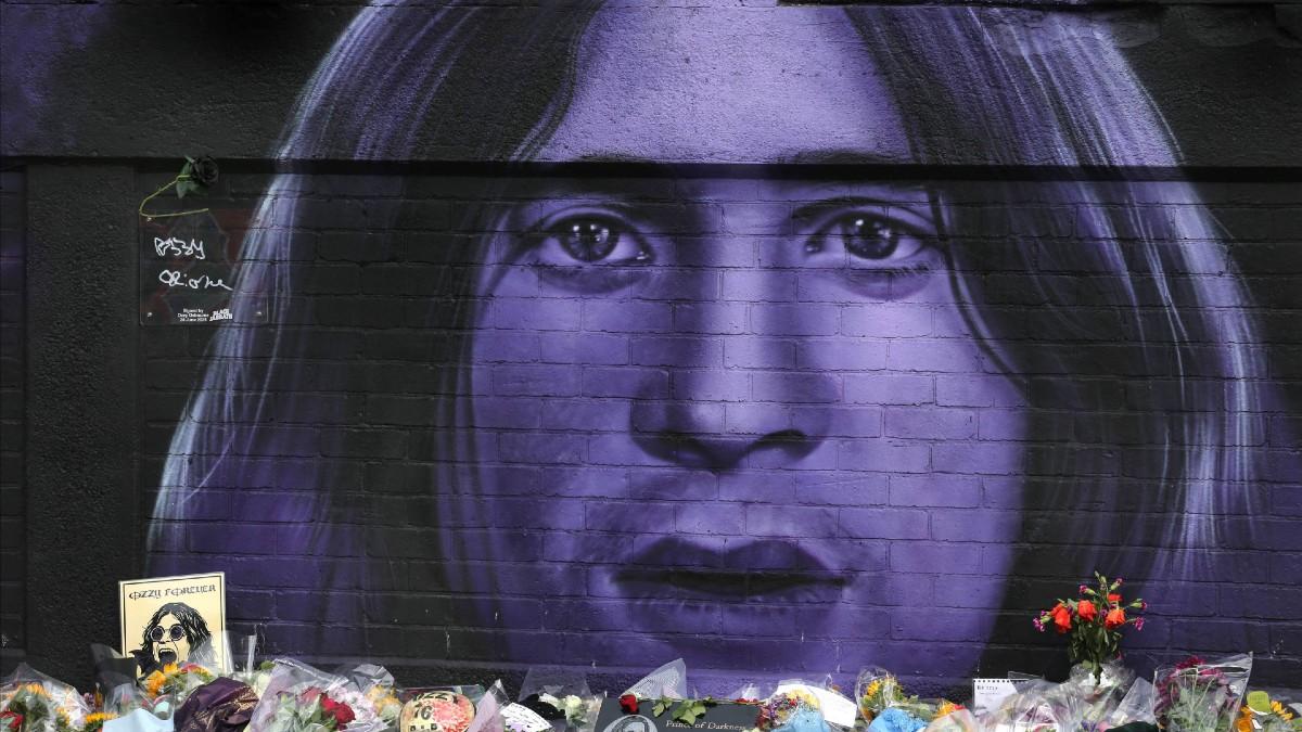 Photo of Ozzy Osbourne's mural