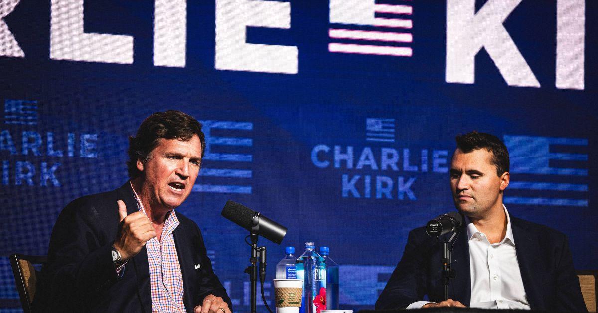 Photo of Tucker Carlson and Charlie Kirk