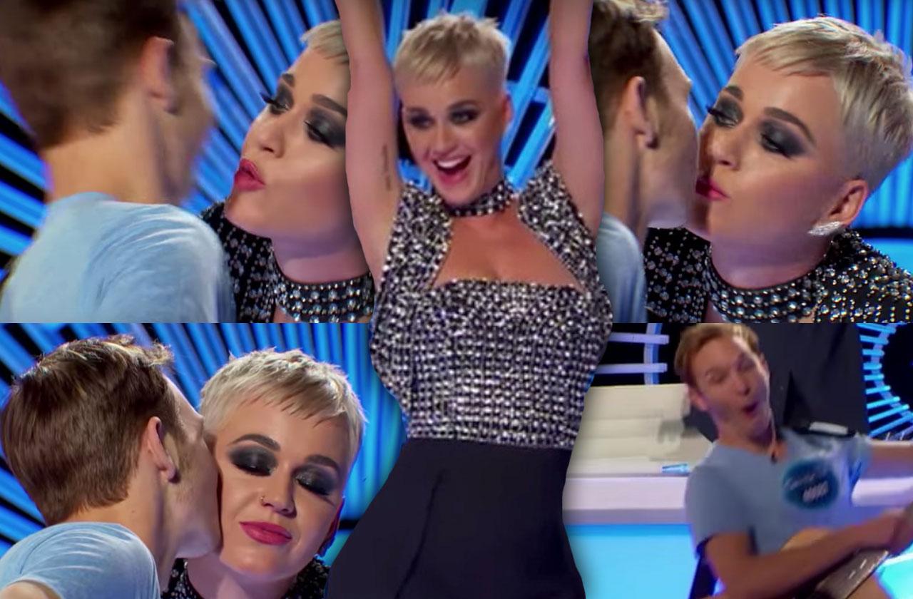 Katy kiss. Katy Perry American Idol Kiss. Кэти Перри шоу жюри. Кэти Перри казусы на телешоу American Idol. Кэти Перри целует парня.