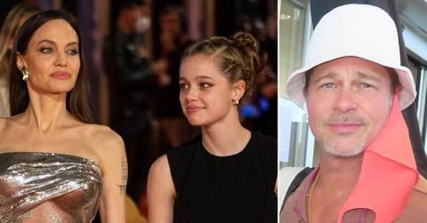 angelina jolie rome concert daughter shiloh brad pitt secret meeting