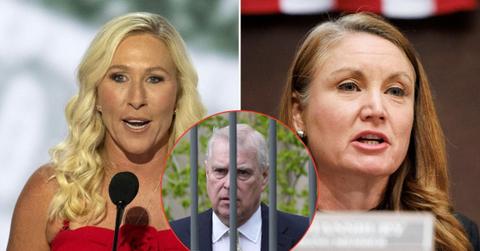 Photo of Marjorie Taylor Greene, Andrew WIndsor and Melanie Stansbury