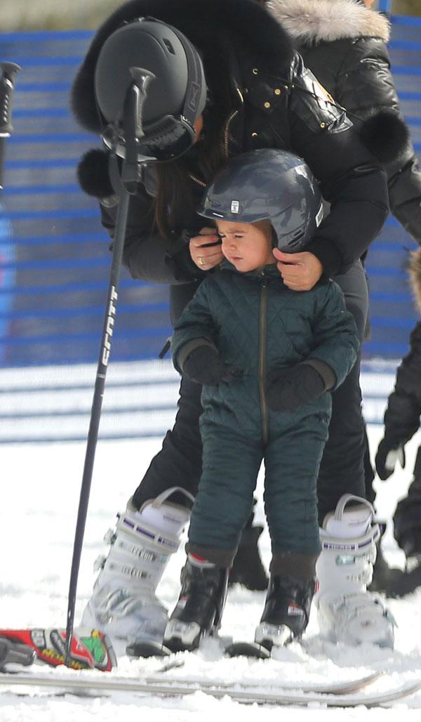 Kourtney Kardashian Scott Disick Ski