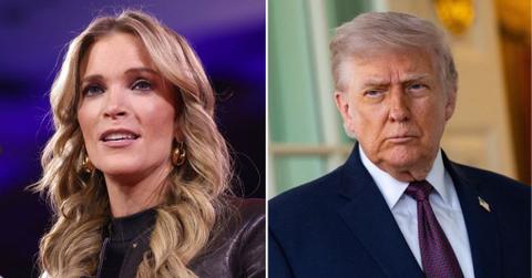 split image of Megyn Kelly and Donald Trump