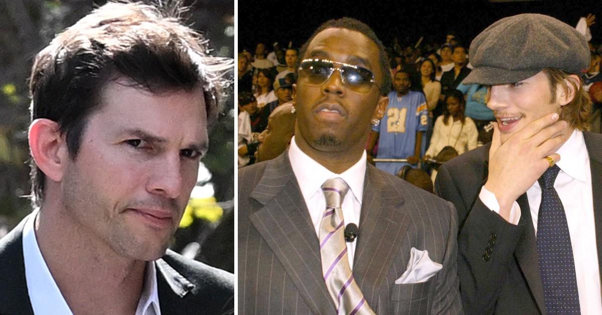 Ashton Kutcher ‘Petrified’ Diddy ‘Will Lie About Him and His Ex-Celebrity Pals to Get Out of Jail’