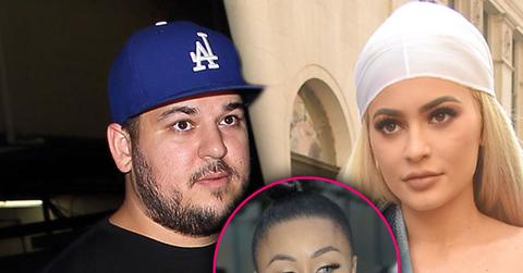 //Rob Kardashian Kylie Jenner Feud Baby Shower Twitter pp