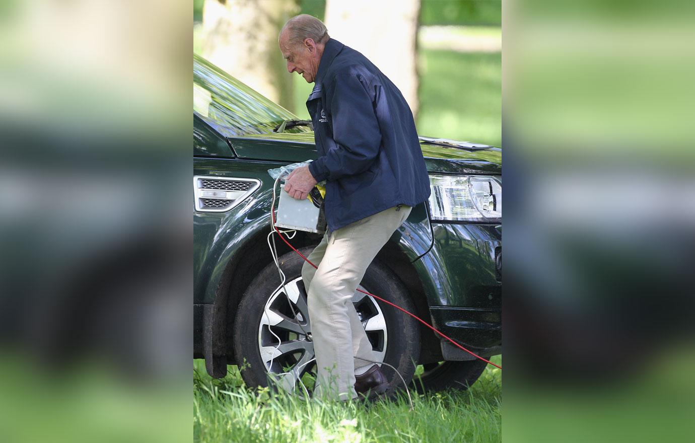 Shocking Photos Of Prince Philip’s Car Crash Horror