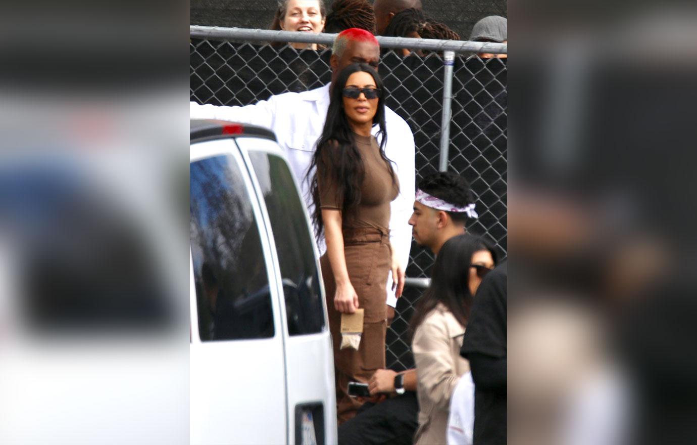 Kardashians Leave Kanye West's Church Gathering Amid Khloe Drama