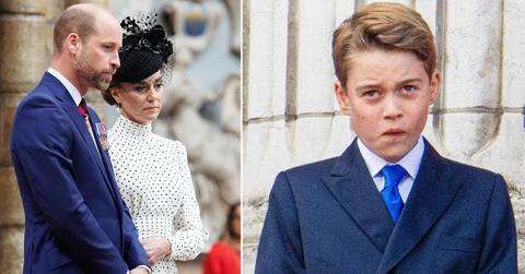 prince george taking on throne kate william pp