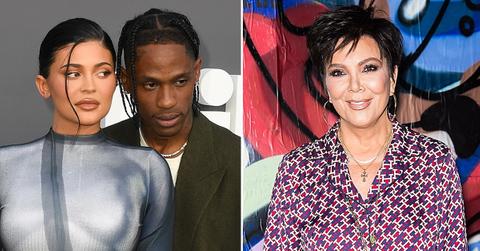 travis scott kris jenner war baby kylie cheating rumors