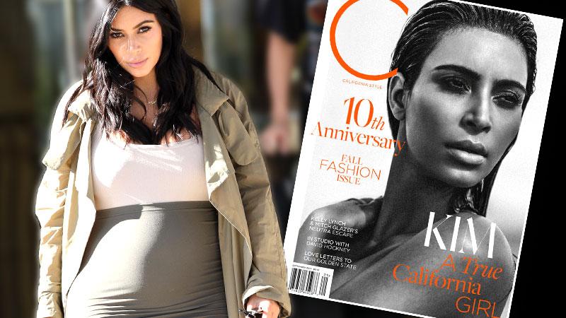 Kim Kardashian Pregnant Topless Health Crisis Uterus Removed C Magazine