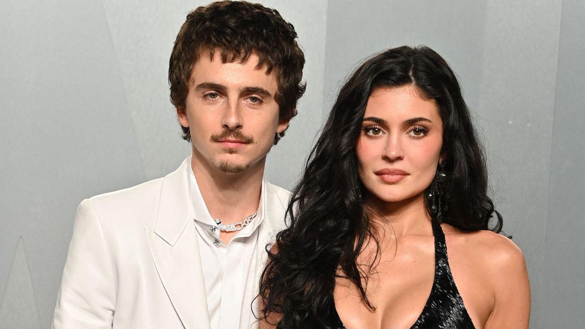 picture of Timothee Chalamet and Kylie Jenner