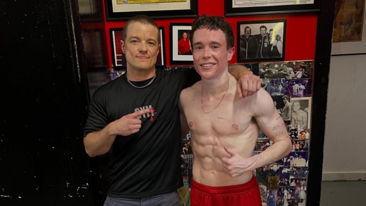 Photo of Elliot Page and Nolan Condron
